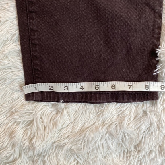 NYDJ Brown Straight Denim Jeans - Picture 7 of 9